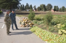 Курсантону кормандони Академияи ВКД бо маҳсулоти тару тозаи худӣ таъмин карда шуданд