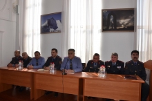 Вохӯрии сардорони ШВКД бо курсантони Академия
