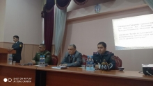 Конференсияи илмӣ-амалӣ дар мавзӯи “Тактикаи хомӯш намудани сӯхтор дар бино ва иншоотҳои муҳим”