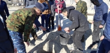 Корҳои ободони ва созандагӣ дар факултети №4 Академияи ВКД