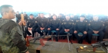 Машғулияти амалӣ шунавандагони факултети №4 дар қисми ҳарбии 3501
