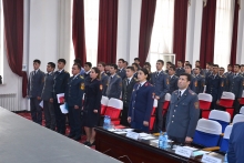 Озмуни «Донандагони беҳтарини меъёрҳои Конститутсия» дар байни курсантони Академияи ВКД Ҷумҳурии Тоҷикистон