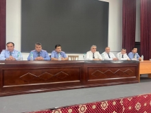 Вохӯрии шунавандагони факултети №1 бо курсантони Академияи ВКД