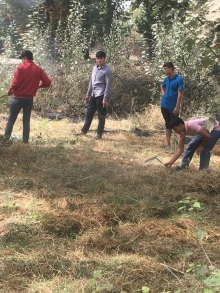 Саҳми курсантони Академияи ВКД дар ободонию созандагӣ 