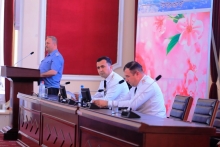Вохурӣ ва мулоқот бо падару модарони курсантон дар Академияи ВКД Ҷумҳурии Тоҷикистон