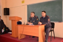 Маҷлиси ҷамъбастӣ вобаста ба фаъолияти таълимӣ-хизматии курсантони курси 5 факултети №2 Академияи ВКД Ҷумҳурии Тоҷикистон дар моҳи ноябри соли 2021