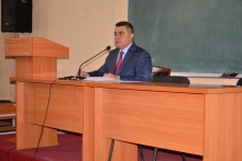 Вохӯрии сардори Академияи ВКД бо командирони гурӯҳҳои таълимӣ