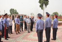 Ознакомление иностранных гостей с Академией МВД Республики Таджикистан
