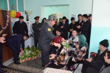 Посещение работников и курсантов Академии Центр защиты «Хонаи мехр» в городе Душанбе