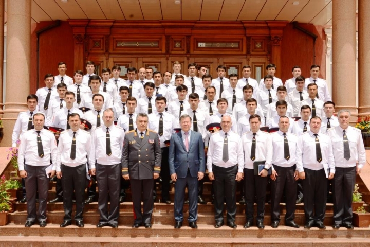Meeting of the Minister of Internal Affairs with graduates of the Academy of the Ministry of Internal Affairs