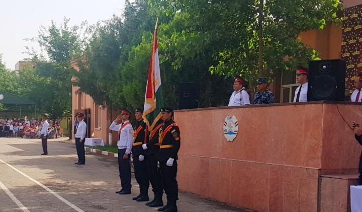 Торжественная церемония выпуска молодых офицеров Колледжа милиции