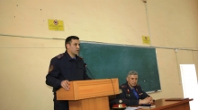 MEETING OF THE HEAD OF THE ACADEMY OF INTERNAL AFFAIRS WITH THE COMMANDERS OF TRAINING GROUPS